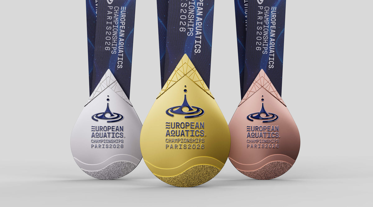 Médailles officielles European Aquatics 2026