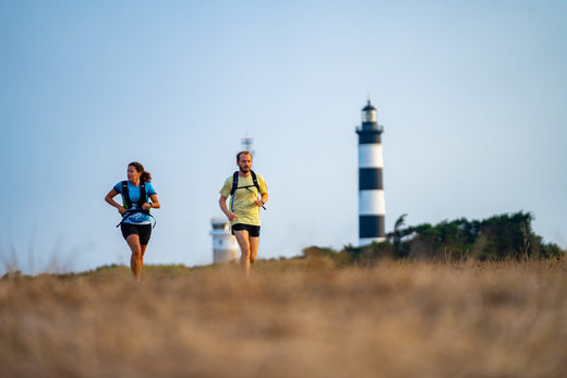 Photo coureur trail d'Oléron.