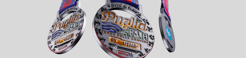 banniere de la médaille puglia by utmb