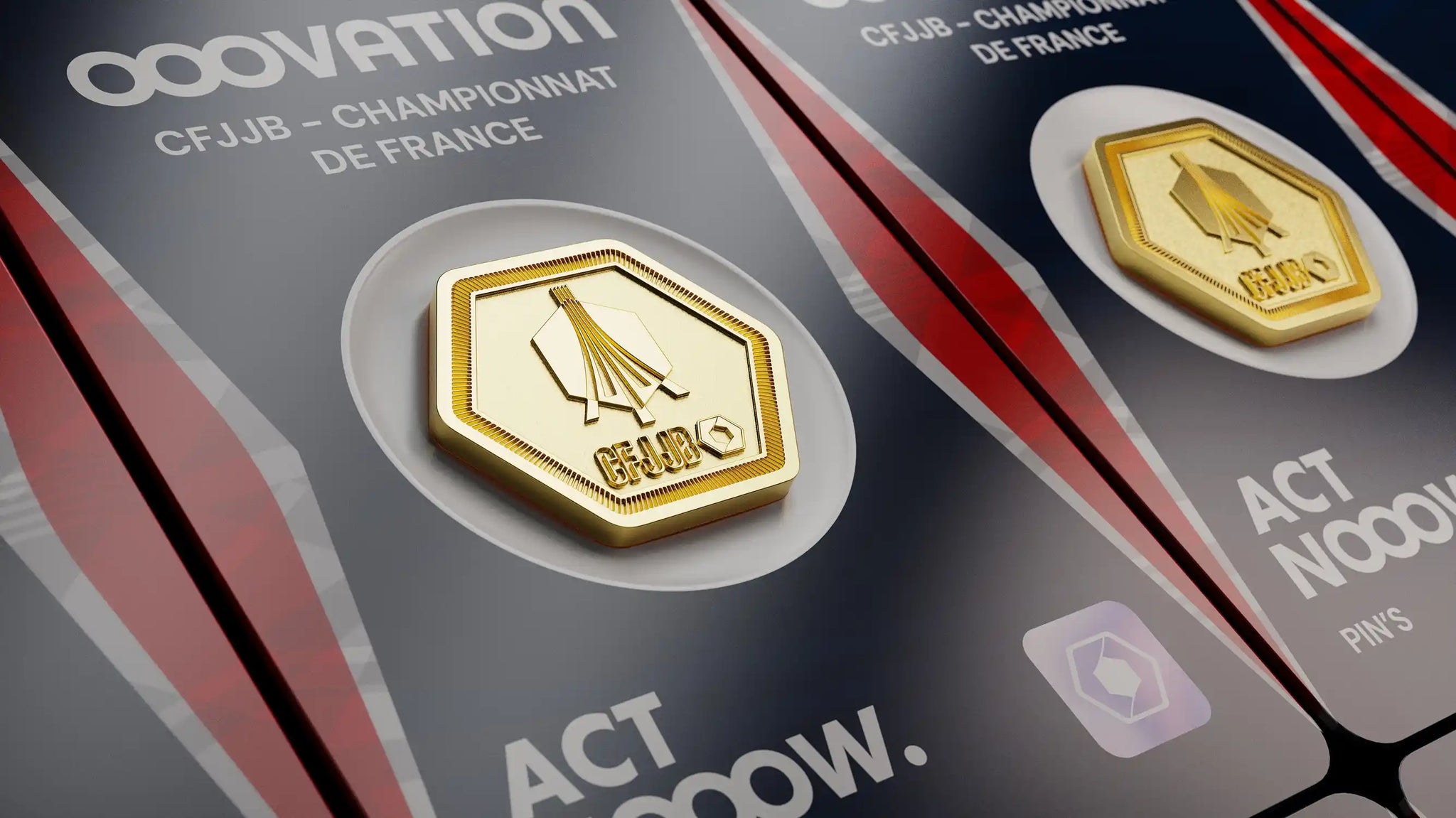 Pin's Judo Club – FFJDA – Loiret – Blason Ville – Sport De Combat – Neuf