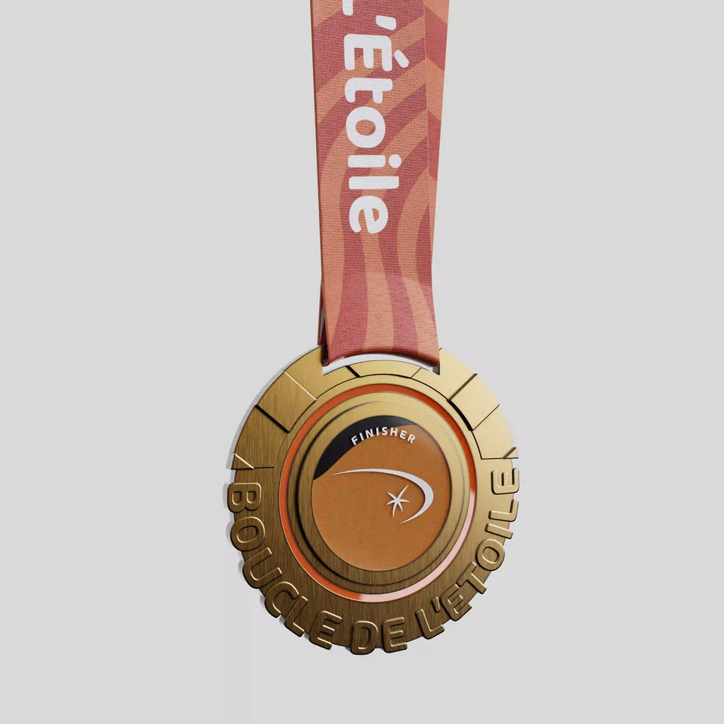 médaille en métal pour la boucle de l'étoile