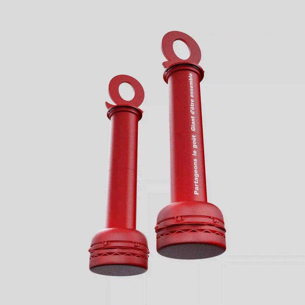 trophée impression 3D rouge pour quick